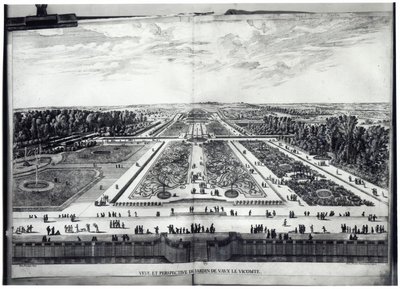 Perspective View of the Garden of Vaux-le-Vicomte by Israël Silvestre the Younger